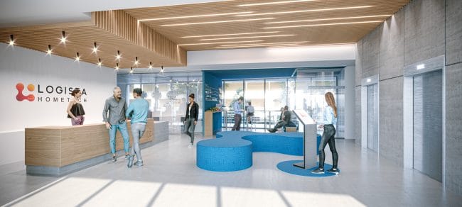 3D view of the Logista's headquarters for ADHS