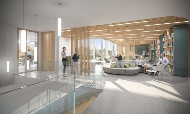 vue 3D de l'école d'ingénieur de Caen par Ameller Dubois