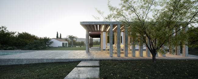 archviz image d'un projet de Camarim