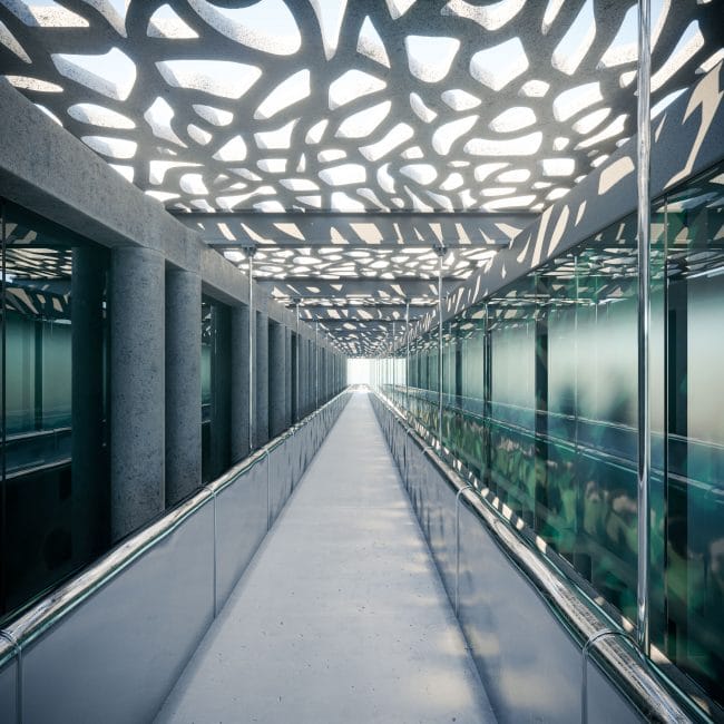 vue 3D du MUCEM à Marseille