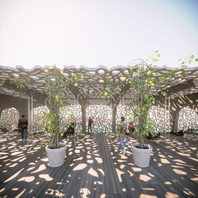 archviz du MUCEM de Rudy Ricciotti