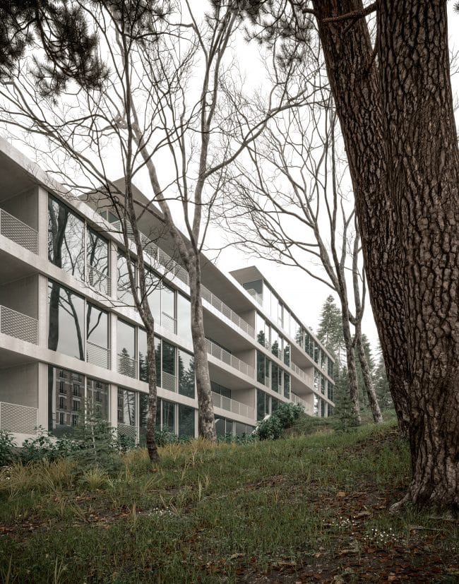 perspective 3D d'un projet pour I-O Architecte