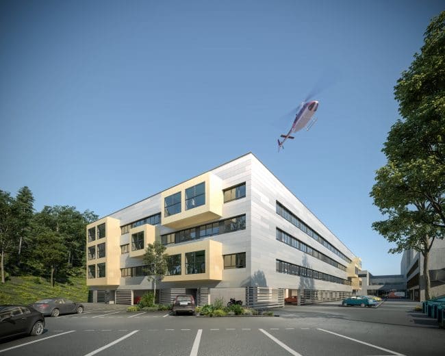 image 3D de l'hôpital de Thonon