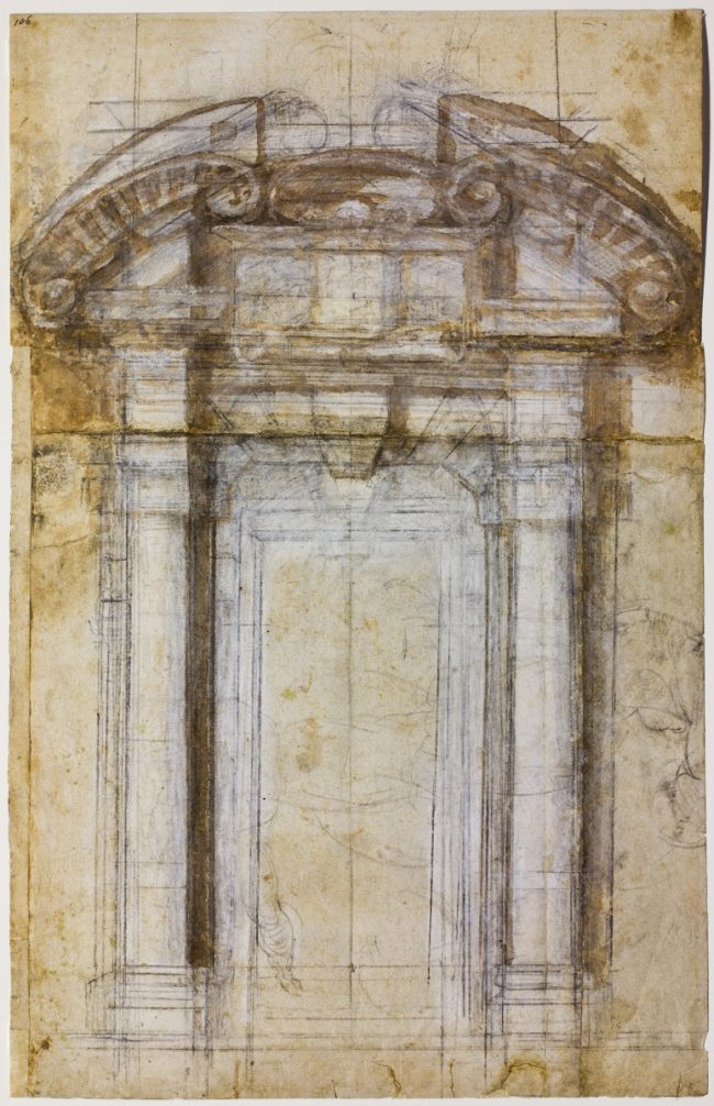 Fragments de dessin sur une pierre de l'Hospital St. John l'Evangeliste, Cambridge, UK, XIIIe s..