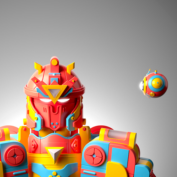 A short film of a robot and its pet