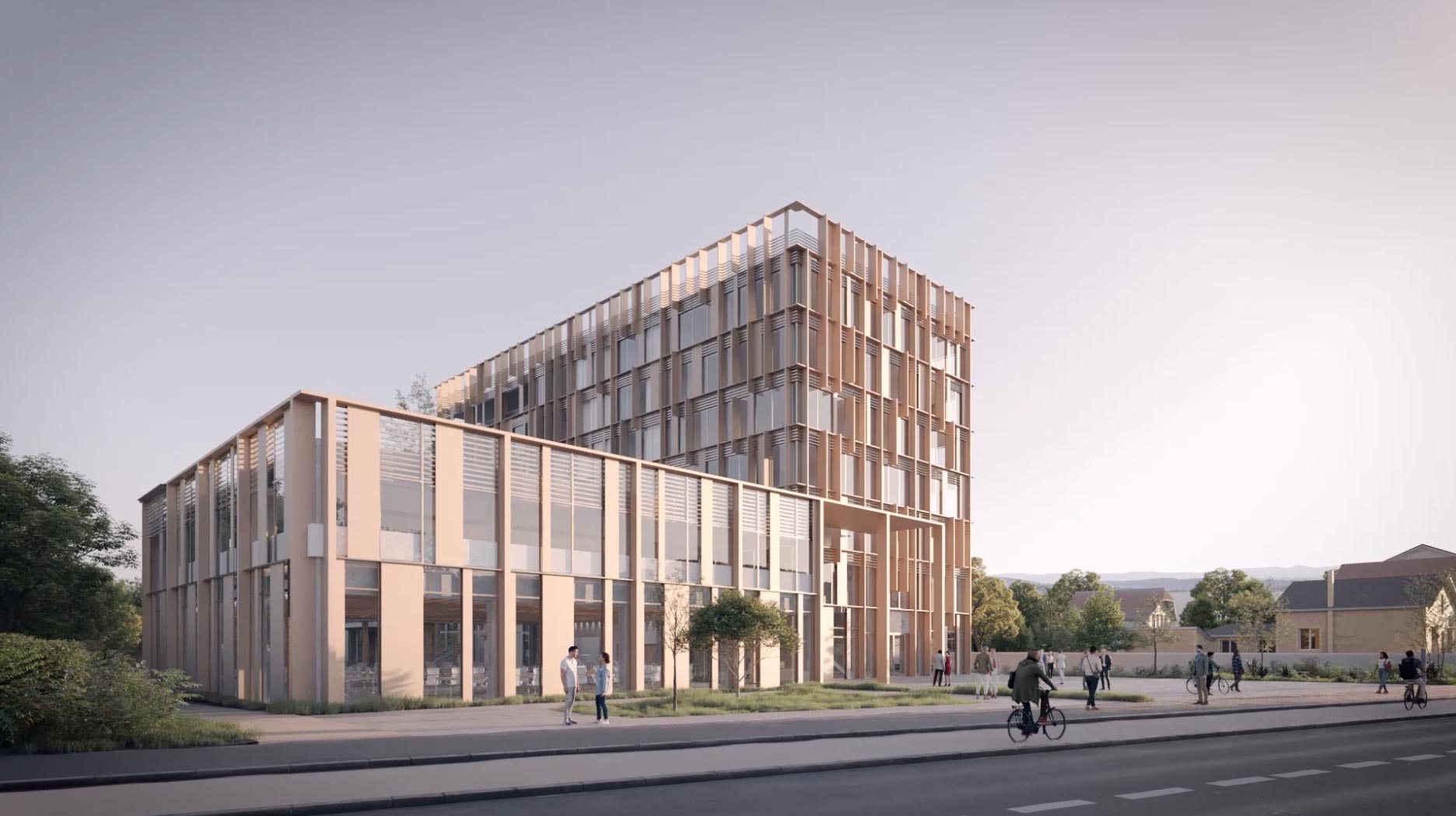 Perspective 3D Communauté de commune de Valparisis – AA Group – image de synthèse architecturale