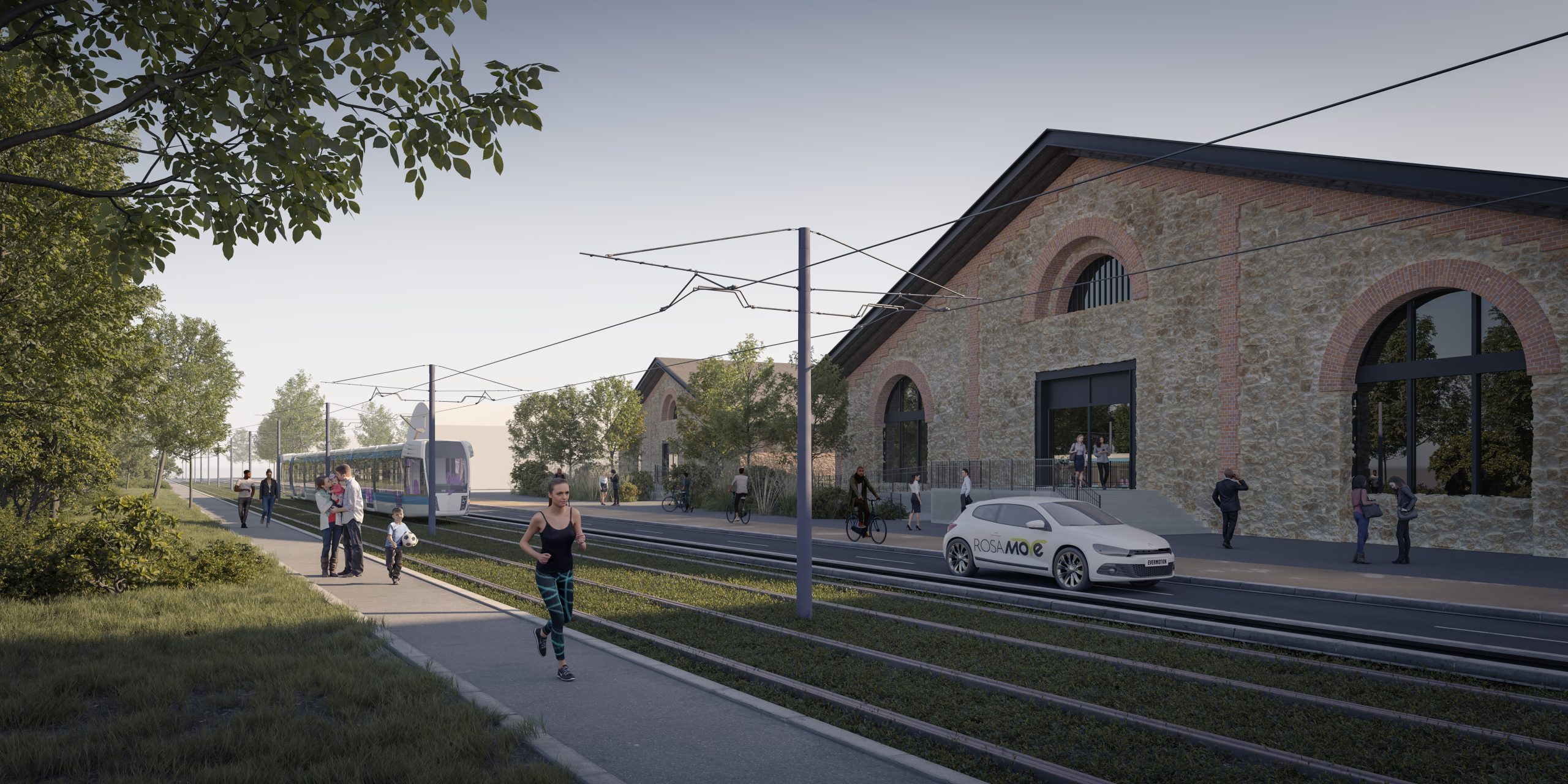 Perspective 3D urbanisme – URBANICA – image de synthèse 3D